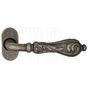 Дверная ручка для профильных дверей Venezia 'MONTE CRISTO' EP античное серебро