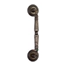 Ручка дверная скоба Extreza 'Petra' (Петра) 250 мм (205 мм) на круглых розетках R05, античная бронза