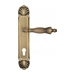 Дверная ручка Venezia 'OLIMPO' на планке PL87, матовая бронза (cyl)