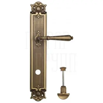 Дверная ручка Venezia 'CLASSIC' на планке PL97 матовая бронза (wc)