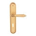 Дверная ручка на планке Melodia 246/235 'Nike', французское золото (key)