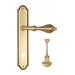 Дверная ручка Venezia 'ANAFESTO' на планке PL98, французское золото (wc)