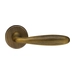 Дверная ручка Extreza HI-TECH 'VIGO' (Виго) 324 на круглой розетке R12, матовая бронза