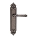 Дверная ручка Fratelli Cattini 'FARFALLA' на планке PL96 , античное серебро