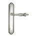 Дверная ручка Venezia 'OLIMPO' на планке PL98, натуральное серебро (cyl)