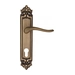 Дверная ручка Fratelli Cattini "LAVERA" на планке PL96 , матовая бронза (cyl)