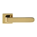 Дверная ручка Extreza Hi-tech 'RUBI' (Руби) 121 на квадратной розетке R11, полированное золото