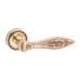 Дверная ручка на круглой розетке Fimet 'Blossom' 1378 (261), французское золото