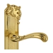 Дверная ручка на планке Salice Paolo 'Venezia' 3351, золото 24к