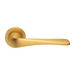 Дверные ручки на розетке Morelli Luxury 'Lemans', матовое золото