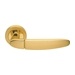 Дверные ручки на розетке Morelli Luxury 'Sail', матовое золото + золото