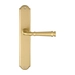 Дверная ручка Extreza 'BONO' (Боно) 328 на планке PL01, матовое золото (PASS)