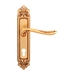 Дверная ручка на планке Melodia 285/229 "Daisy", французское золото (cyl)