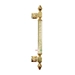 Ручка дверная скоба Extreza 'Impero' (Имперо) 430 мм (300 мм), полированная латунь