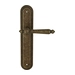 Дверная ручка Extreza 'DANIEL' (Даниел) 308 на планке PL05, античная бронза