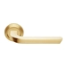 Дверные ручки на розетке Morelli Luxury 'Allure', матовое золото