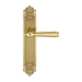 Дверная ручка Extreza 'ANNET' (Аннет) 329 на планке PL02, полированное золото (PASS)
