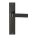 Дверная ручка Extreza Hi-Tech 'SOUND' (Саунд) 106 на планке PL11, черный (pass)
