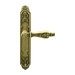 Дверная ручка на планке Melodia 465/Siracusa, матовая бронза