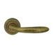Дверная ручка Extreza 'Como' (Комо) 322 на круглой розетке R06, матовая бронза