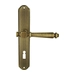 Дверная ручка Extreza 'VERONIKA' (Вероника) 325 на планке PL01, матовая бронза (key)