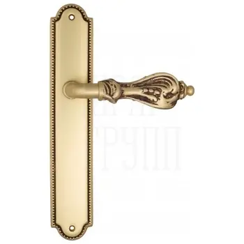 Дверная ручка Venezia 'FLORENCE' на планке PL98 французское золото