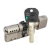 Цилиндр ключ-вертушка Mul-T-Lock Integrator Modular Extra 90 mm (50+10+30), никель + шестерня