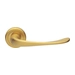 Дверные ручки на розетке Morelli Luxury 'Golf', матовое золото