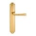 Дверная ручка Extreza 'BONO' (Боно) 328 на планке PL03, полированное золото
