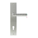 Дверная ручка Extreza Hi-Tech 'AQUA' 113 на планке PL11, матовый хром (cyl)