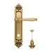 Дверная ручка Venezia "PELLESTRINA" на планке PL96, французское золото (wc-4)