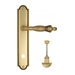 Дверная ручка Venezia 'OLIMPO' на планке PL98, французское золото (wc)