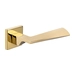 Дверная ручка Extreza Hi-Tech 'Dia' (Диа) 118 на квадратной розетке R11, полированное золото (PVD)
