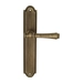 Дверная ручка Extreza 'PIERO' (Пиеро) 326 на планке PL03, матовая бронза