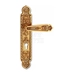 Дверная ручка на планке Salice Paolo "Dubai" Luce 3341, золото 24к (cyl)