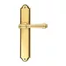 Дверная ручка Extreza 'PIERO' (Пиеро) 326 на планке PL03, французское золото