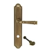 Дверная ручка Extreza 'BONO' (Боно) 328 на планке PL03, матовая бронза (wc)