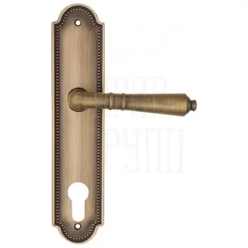 Дверная ручка Fratelli Cattini 'TOSCANA' на планке PL248 матовая бронза (cyl)