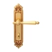 Дверная ручка на планке Melodia 235/229 "Mirella", французское золото (wc)