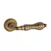 Дверная ручка на розетке Fimet "Flora" 147 (231С), матовая бронза