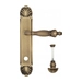 Дверная ручка Venezia 'OLIMPO' на планке PL87, матовая бронза (wc-4)