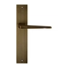 Дверная ручка Extreza Hi-Tech 'ALIOT' 129 на планке PL11, матовая бронза (wc)