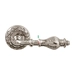 Дверная ручка Extreza 'Evita' (Эвита) 301 на круглой розетке R04, полированный никель