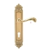 Дверная ручка Extreza 'NINA' (Нина) 317 на планке PL02, полированное золото (cyl)