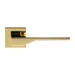 Дверная ручка Extreza Hi-Tech 'ADONA' (Адона) 122 на квадратной розетке R11, полированное золото