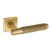 Дверная ручка на квадратной розетке Venezia 'EXA ZIG' FSS, французское золото