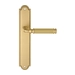 Дверная ручка Extreza 'BENITO' (Бенито) 307 на планке PL03, матовое золото (PASS)