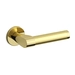 Дверная ручка на розетке Mandelli "Tuc" 361, золото + матовое золото