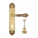 Дверная ручка Venezia "MONTE CRISTO" на планке PL87, французское золото (wc)