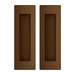 Ручка для раздвижных дверей Armadillo SH010 URB, коричневая бронза